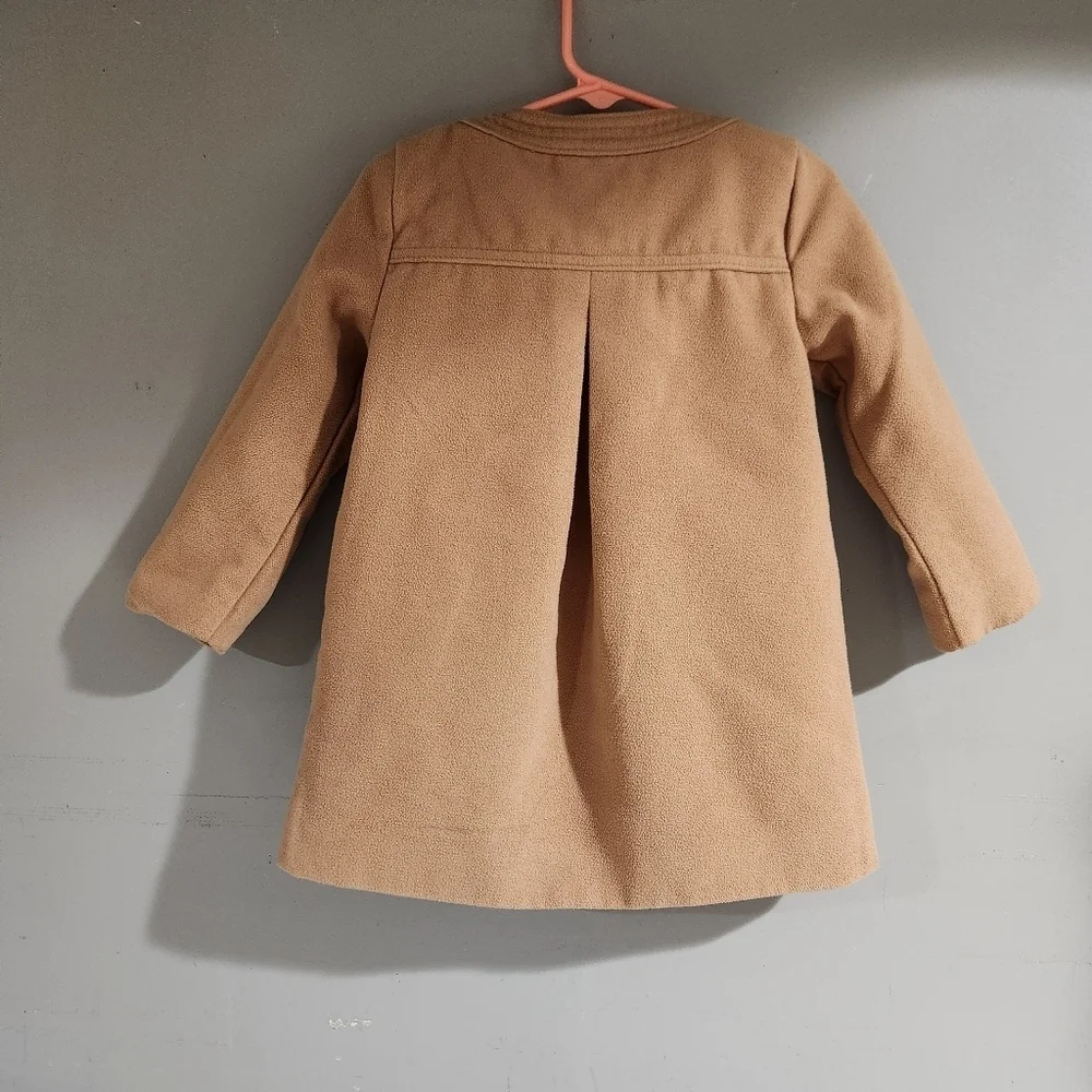 Baby B'gosh camel-colored double-breasted dress peacoat Oskhosh B'gosh Sz 24 Mth